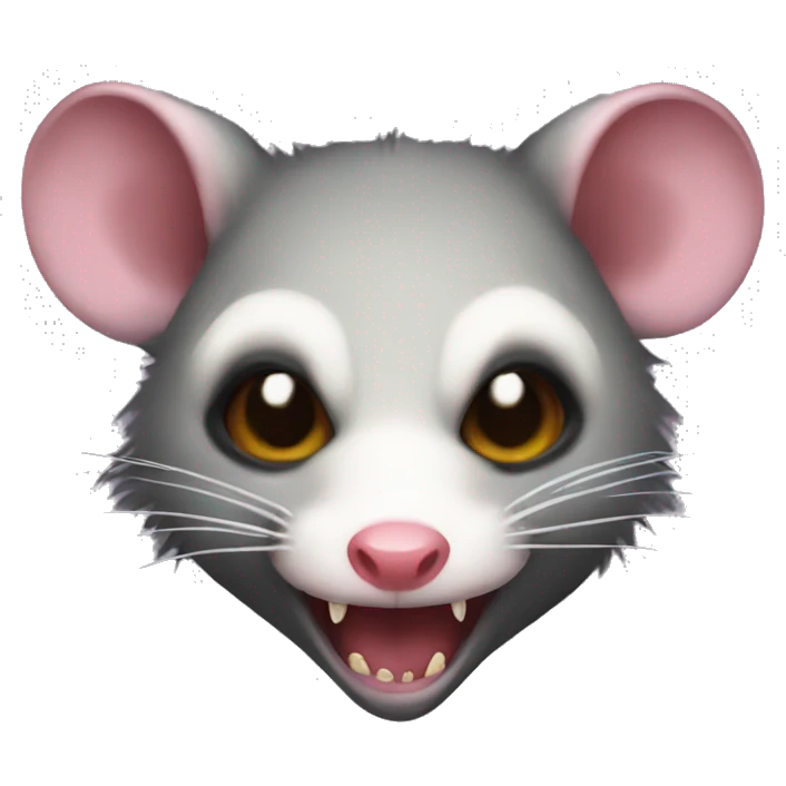 Satan opossum emoji