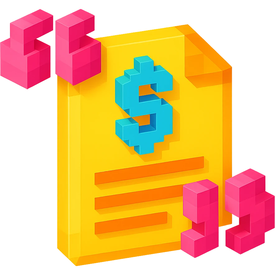 buisness quotation icon emoji