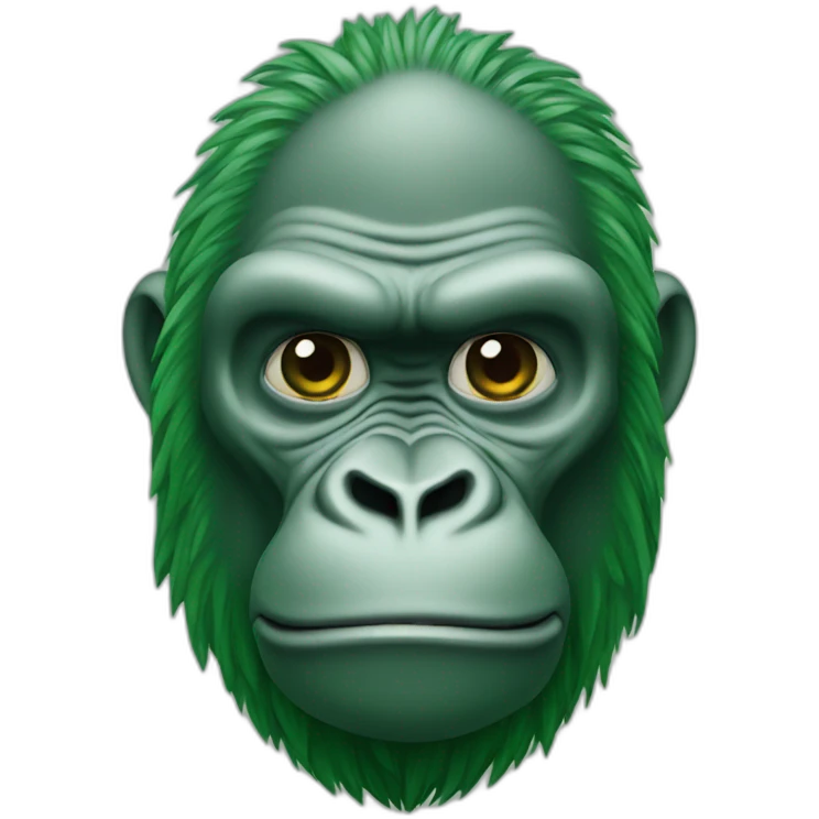 green gorilla emoji