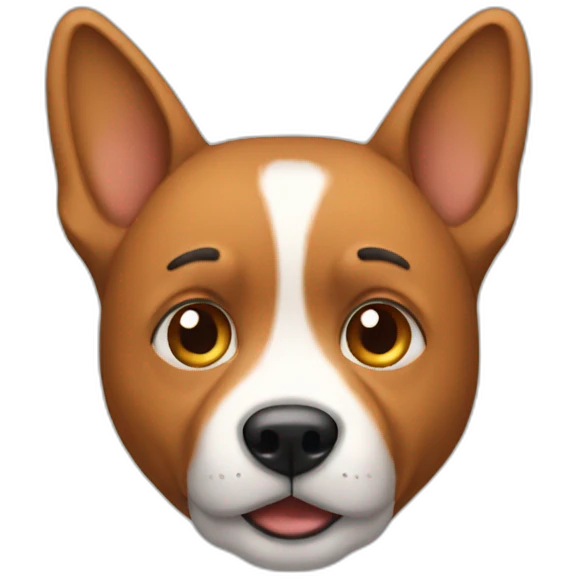 Man with dog ear emoji