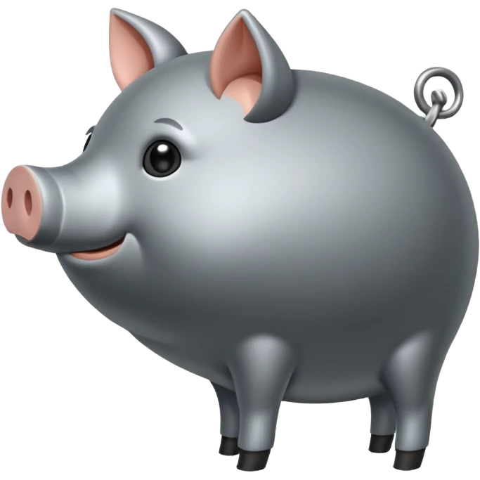 
pig's iron tail emoji