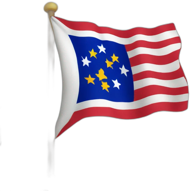 Drapeau lorrain emoji