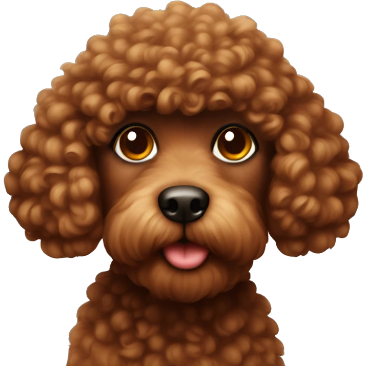 brown pudel emoji