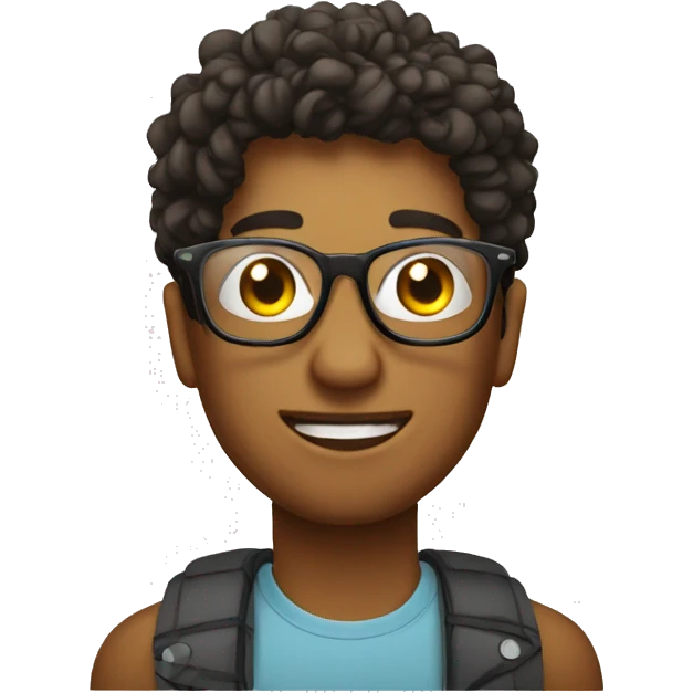 Emoji face with crystal by while wearing glasses emoji