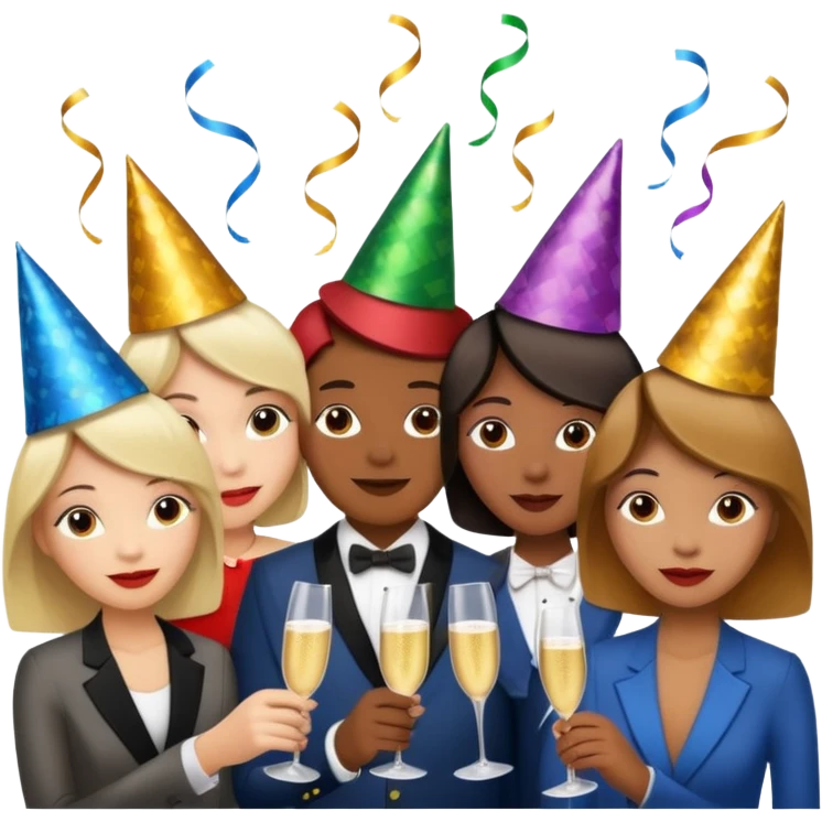 ceia de ano novo emoji