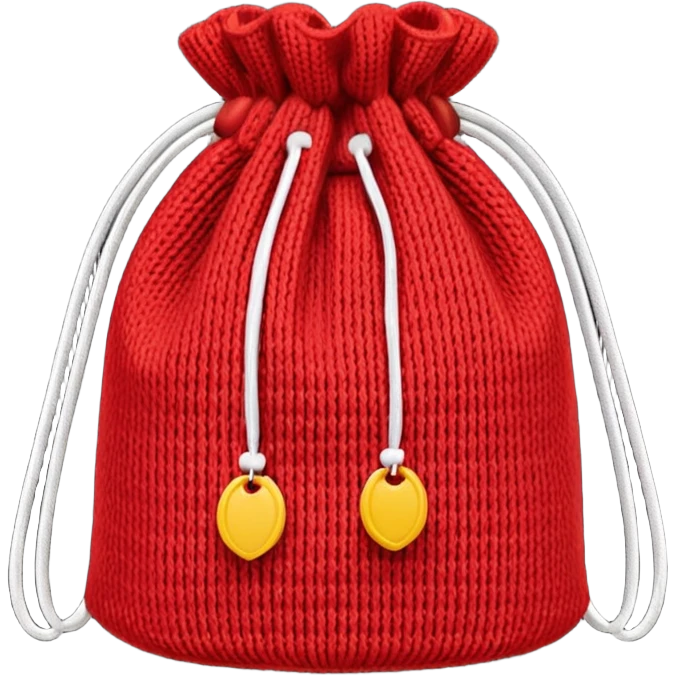 red Knitted Bag emoji