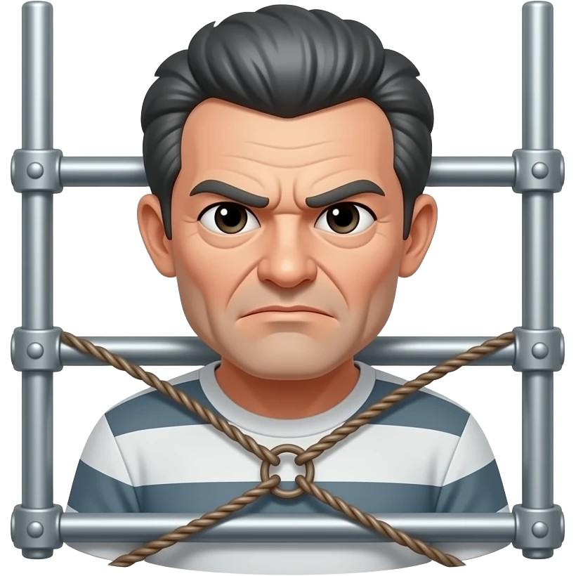 Middl aged old man. Gray,Black hair. Ttied to atack and act serious, but falls over emoji