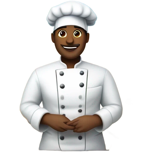 Chef at the beach emoji