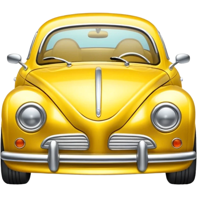 yellow car emoji