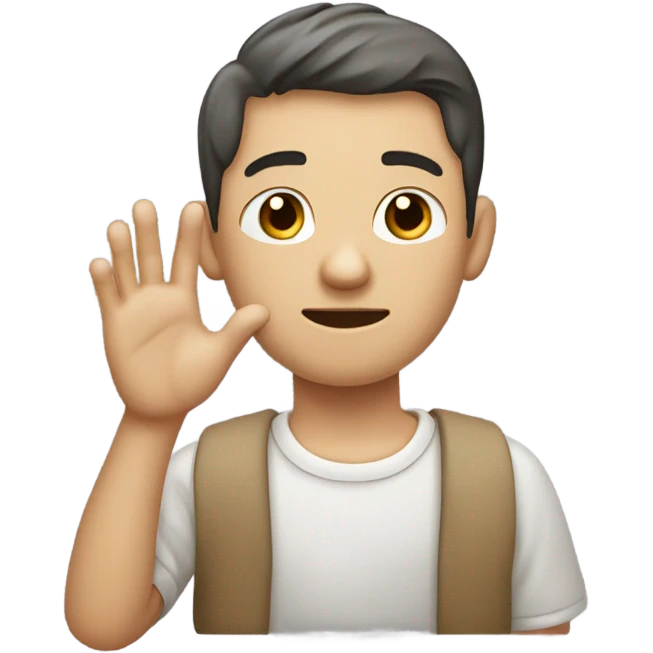 Autistic male emoji