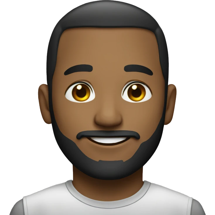 a man happ emoji