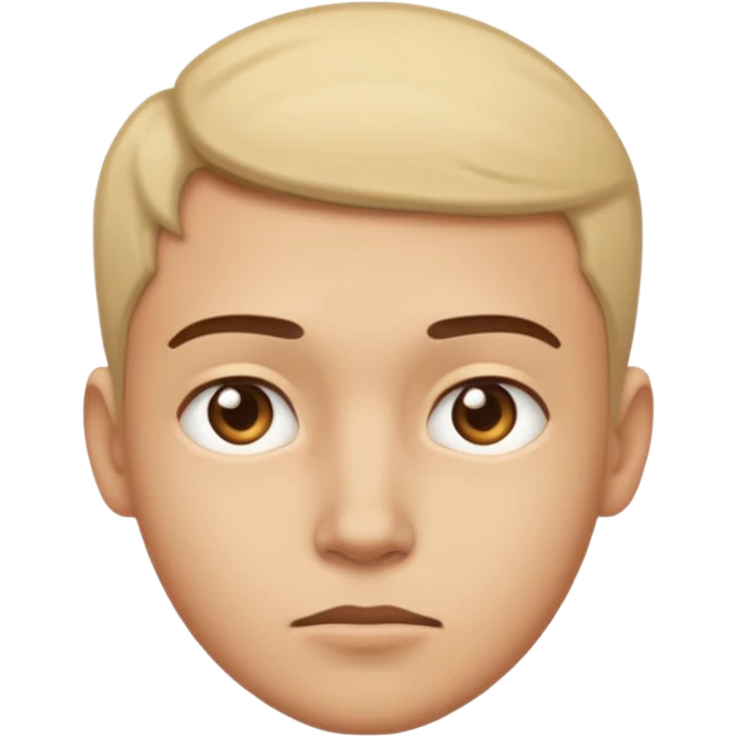 Person looking sideways and downward emoji