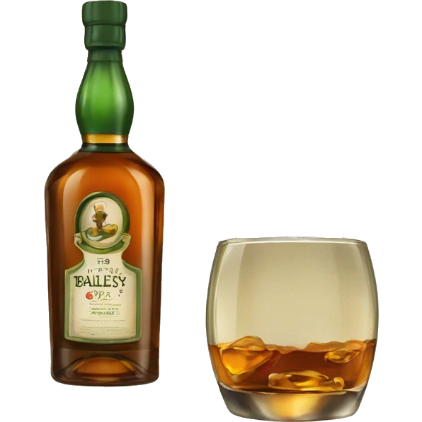 irish whiskey and baleys emoji