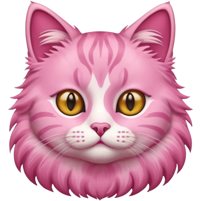 Pink cat emoji