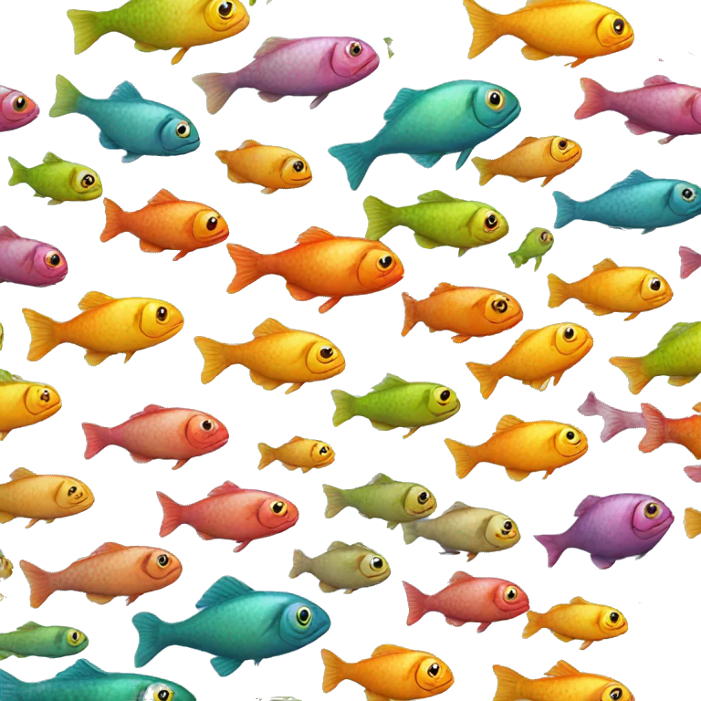  fish multicolor emoji