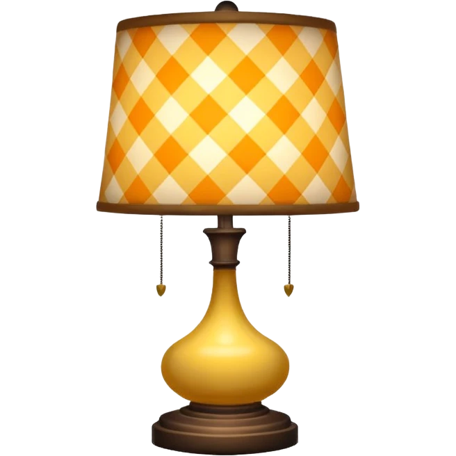 patterned lamp emoji