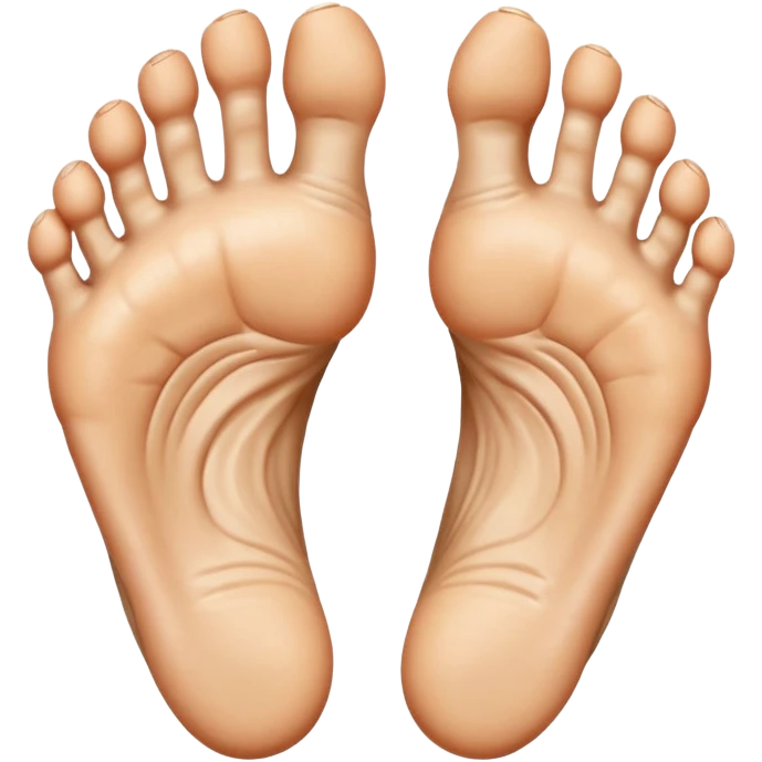 Toes flipping the bird emoji