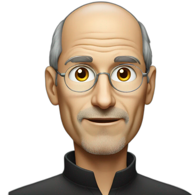 inexpressive Steve Jobs emoji