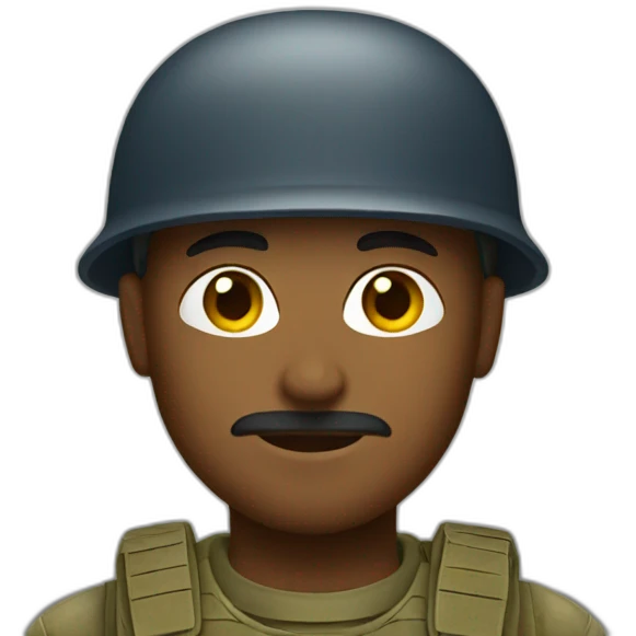 Soldier  emoji