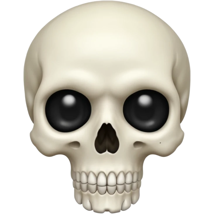 Very very realistic shull emoji emoji
