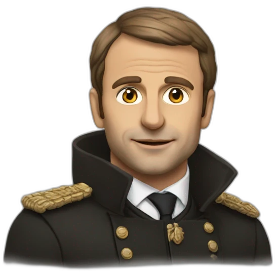 Macron en calvisi emoji