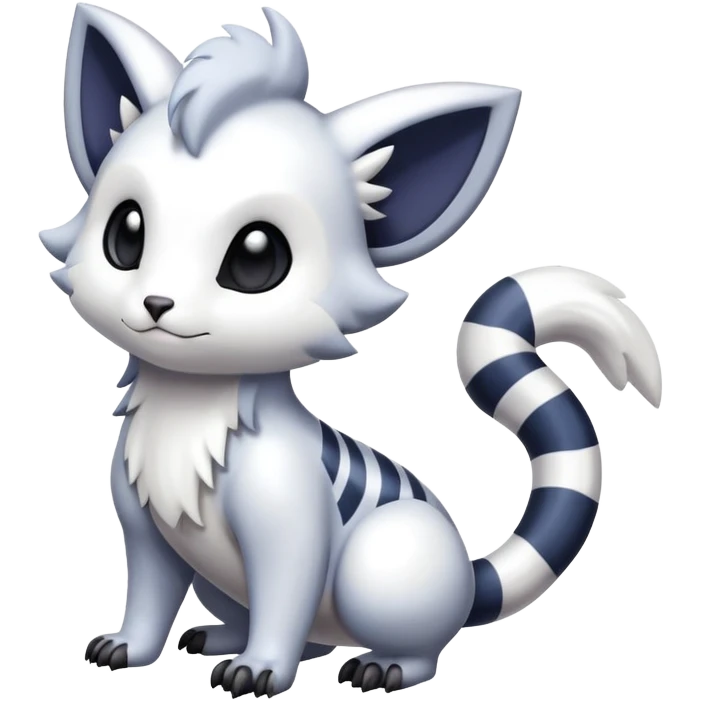 Shiny Furret-Absol-Hybrid (Full body) emoji