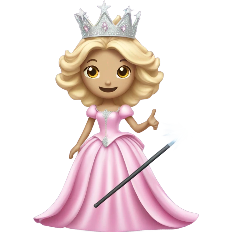 Glinda witch with white skin emoji