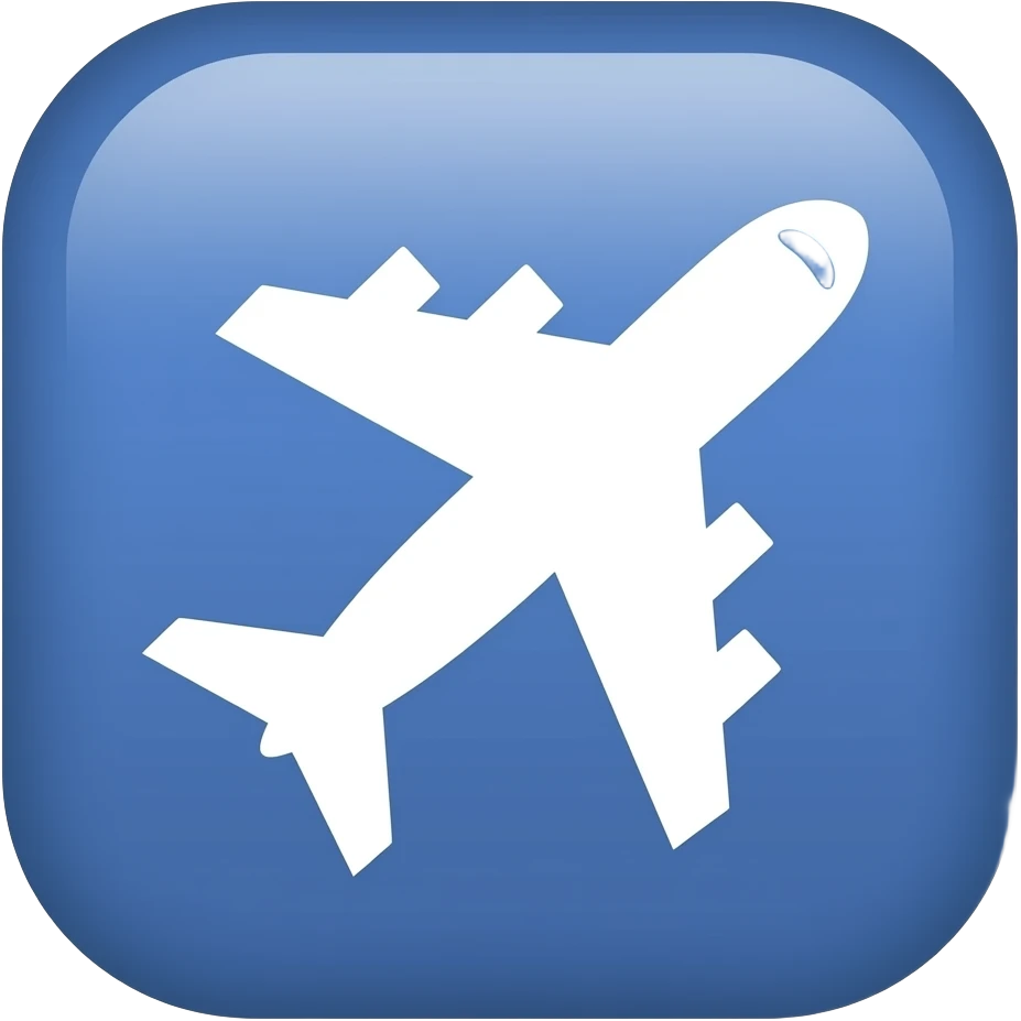 Simple Southwest Airlines airplane icon emoji