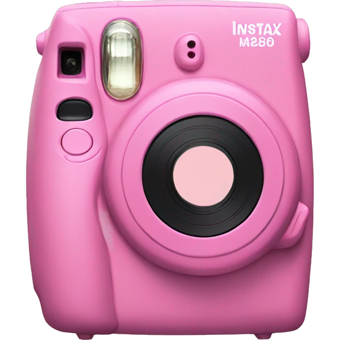 Pink instax  emoji