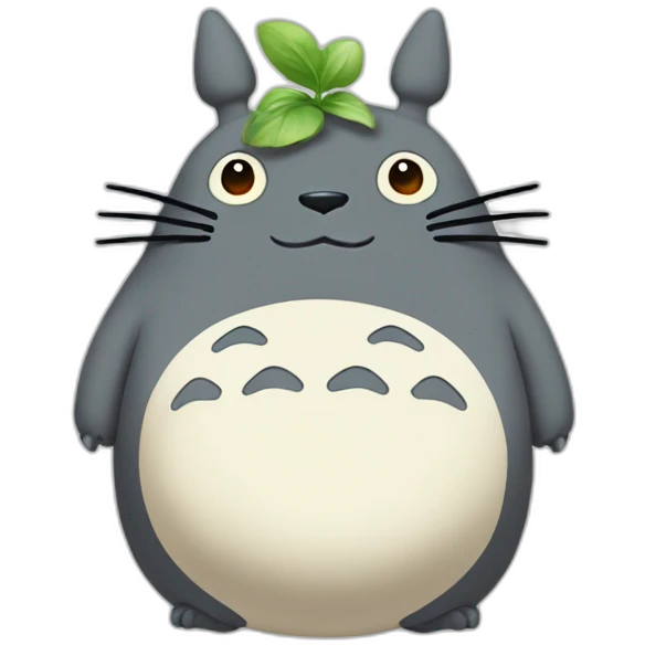 totoro thumbing up emoji