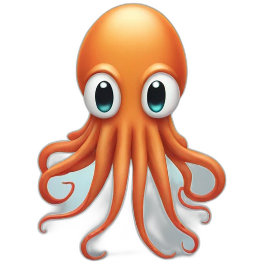 shrugging squid emoji