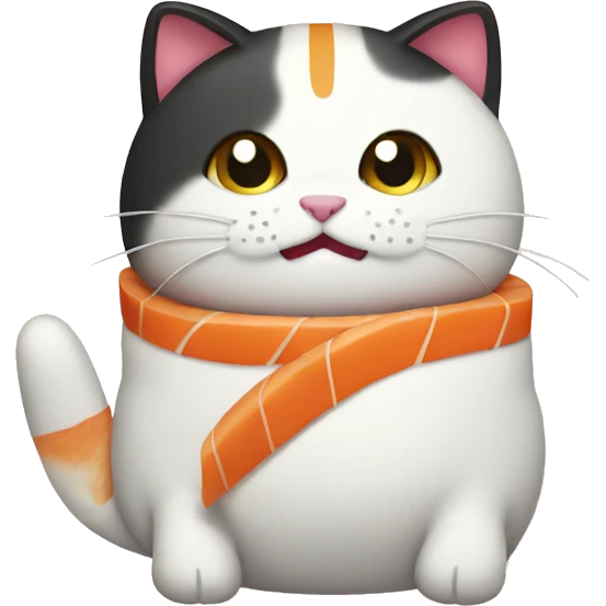 Sushi cat emoji