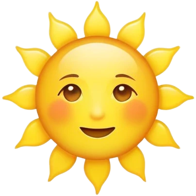 bright sun emoji