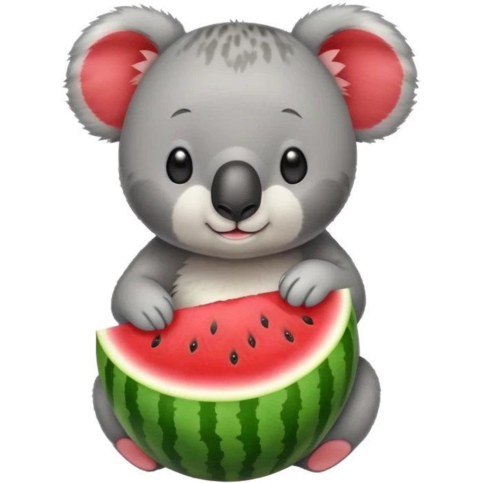 Watermelon koala emoji