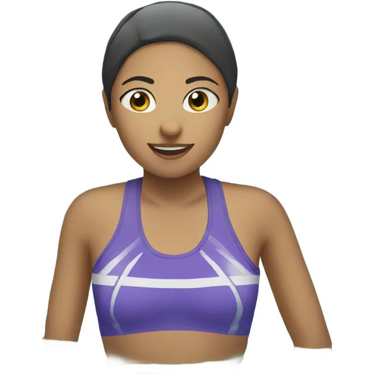 girls swimming emoji