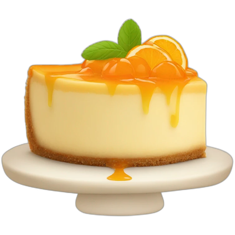 Marmalade cheesecake emoji