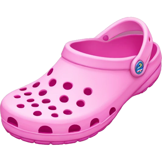 Pink crocs  emoji