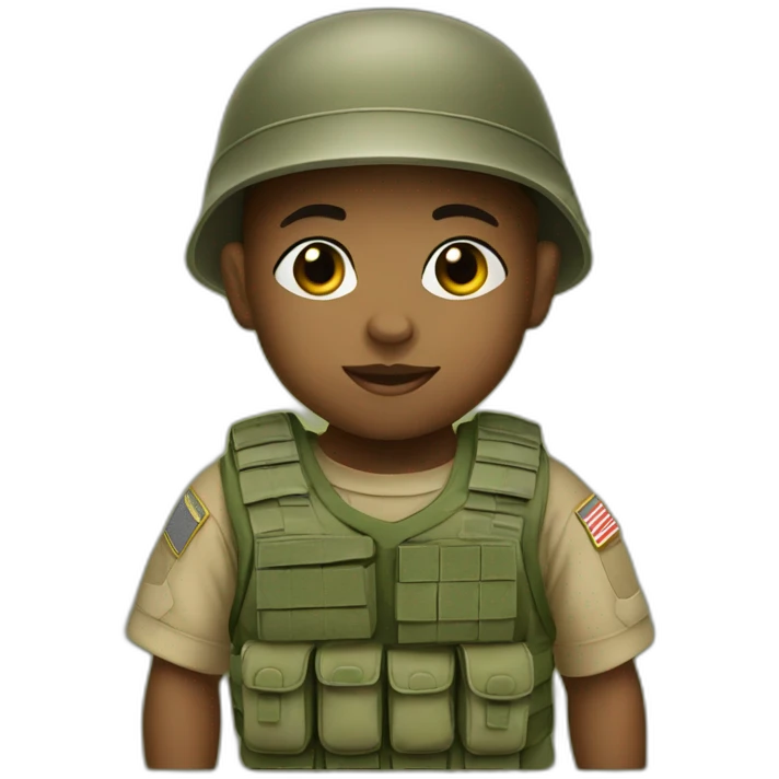Soldier baby emoji