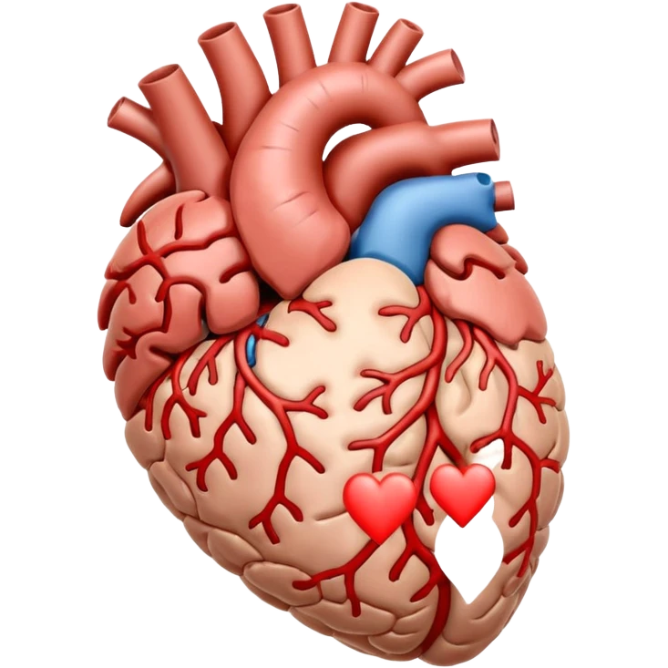 brain heart emoji
