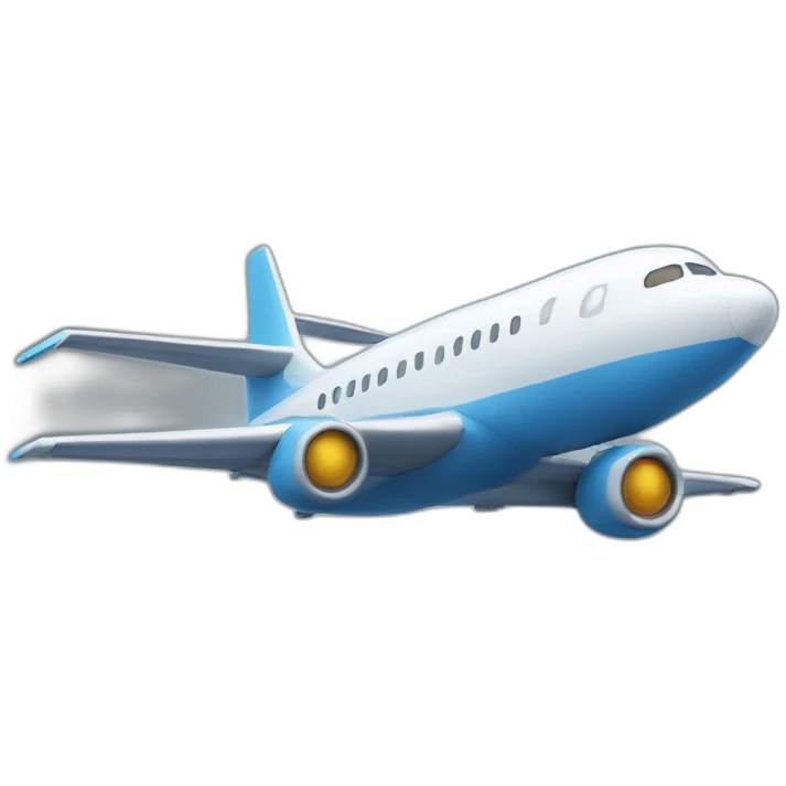 Avion sur un lit emoji