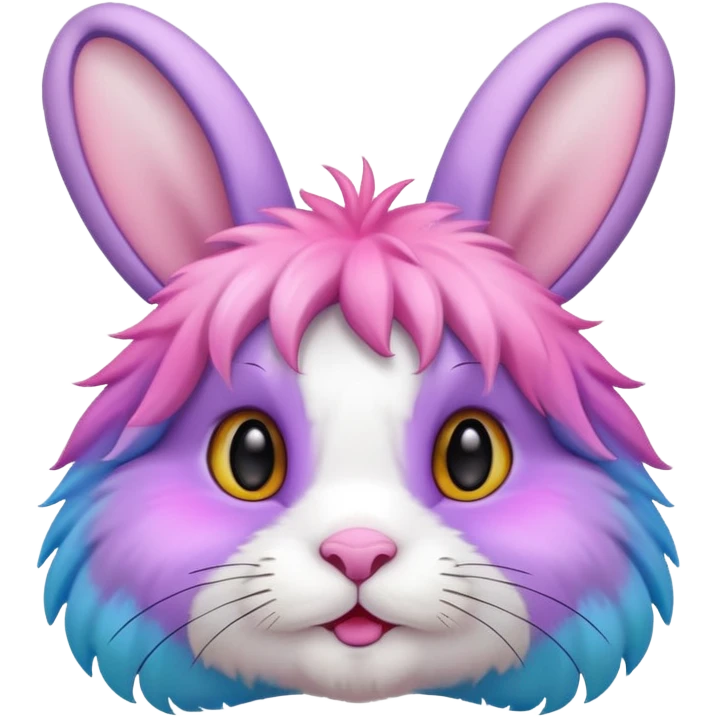 colorful rabbit  emoji