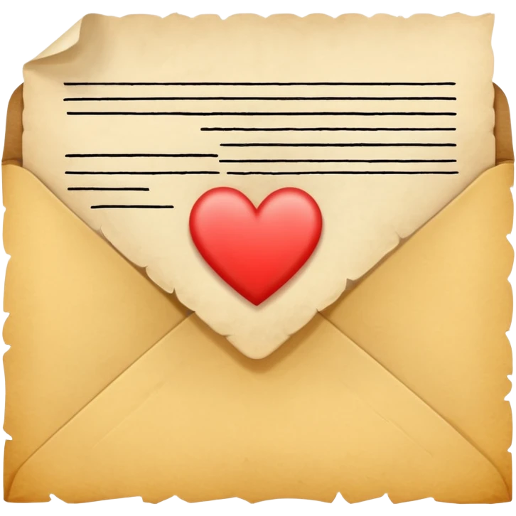 Love letter emoji