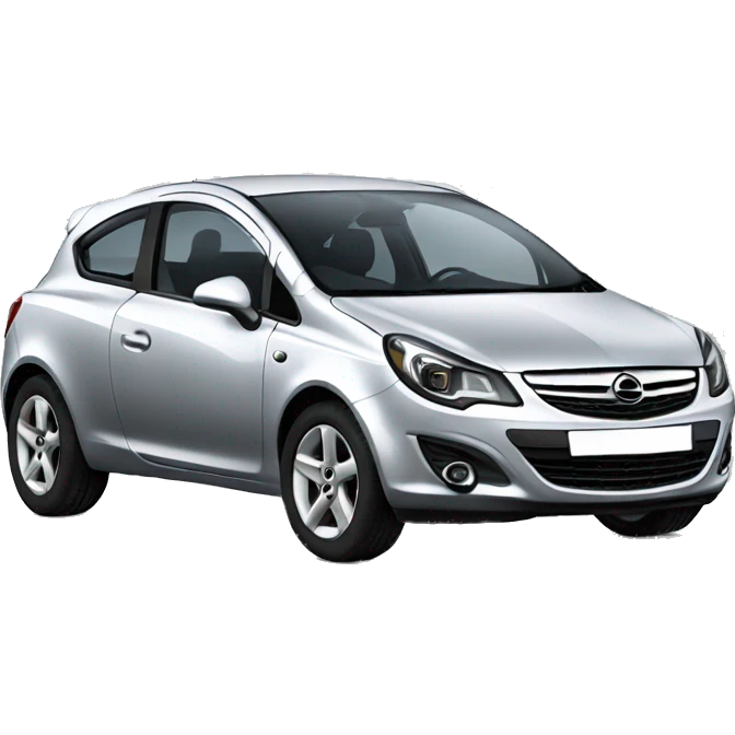 Silver opel corsa emoji