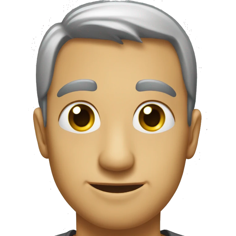emoji avec des yeux sur le cote emoji