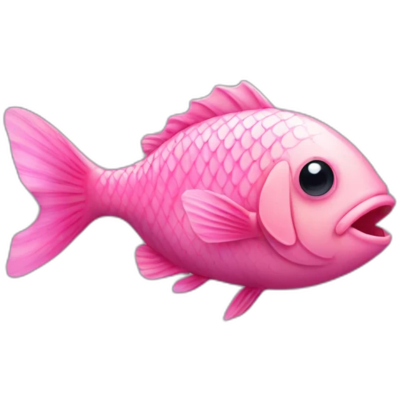 pink fish  emoji