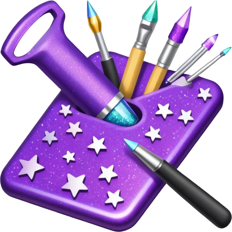 Purple Glitter administrator tools emoji