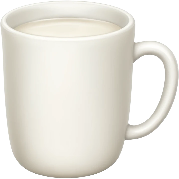 White milk in cup emoji