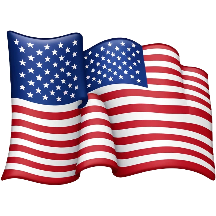 upside down American flag with stars and stripes visible emoji