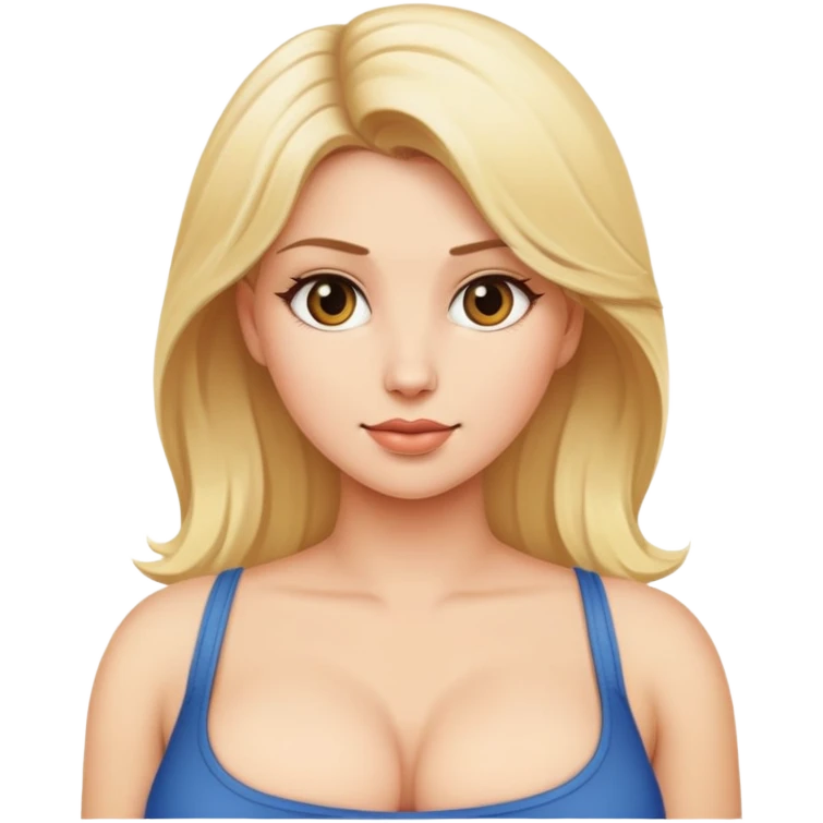 Blonde big tits amazing  emoji