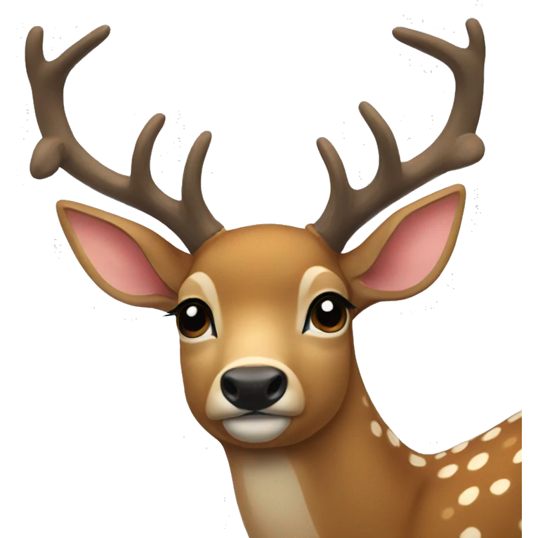 deer in love emoji